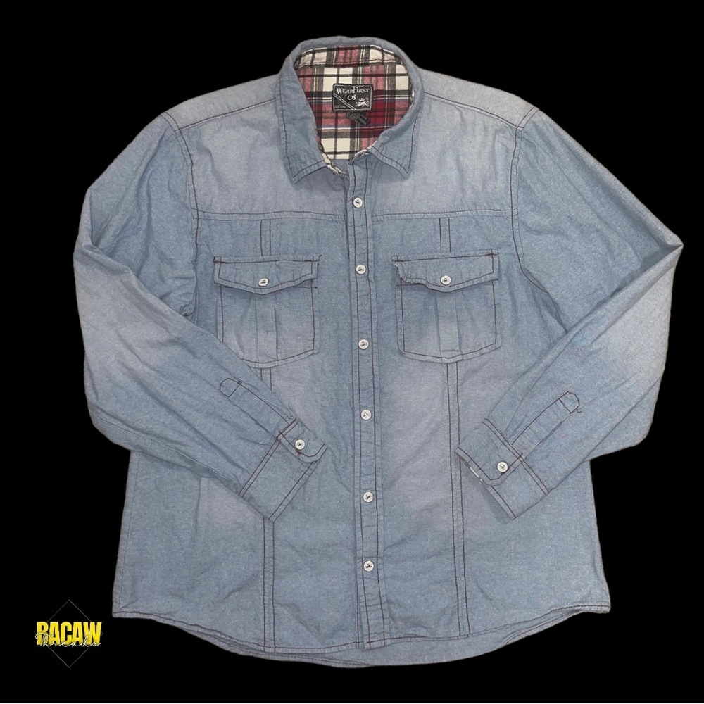 WearFirst Button Down Long Sleeve Shirt